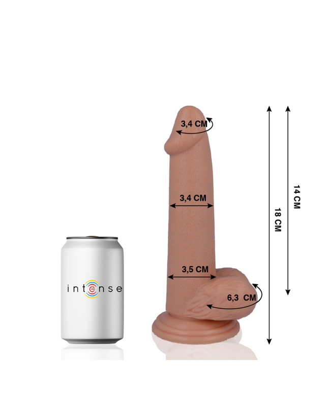 MR INTENSE - 10 REALISTIC PENIS 18 CM -O- 3.4 CM