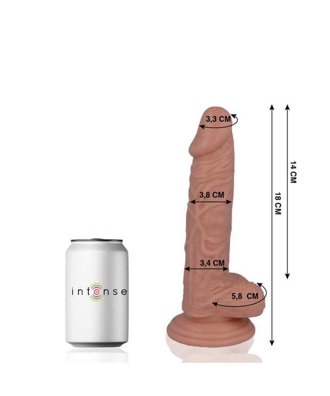 MR INTENSE - 11 REALISTIC PENIS 18 CM -O- 3.8 CM - Only Vibes