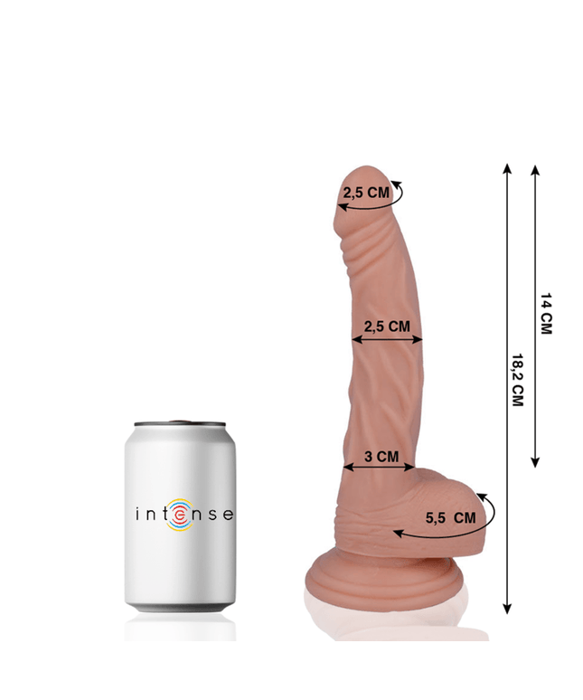 MR INTENSE - 12 PENE REALISTICO 18.2 CM -O- 2.5 CM - Only Vibes