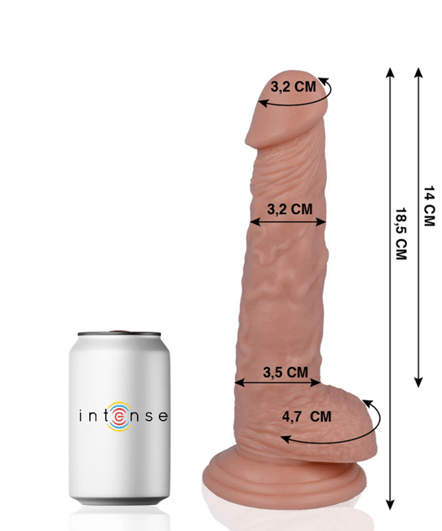 MR INTENSE - 13 PENE REALISTICO 18.5 CM -O- 3.2 CM - Only Vibes