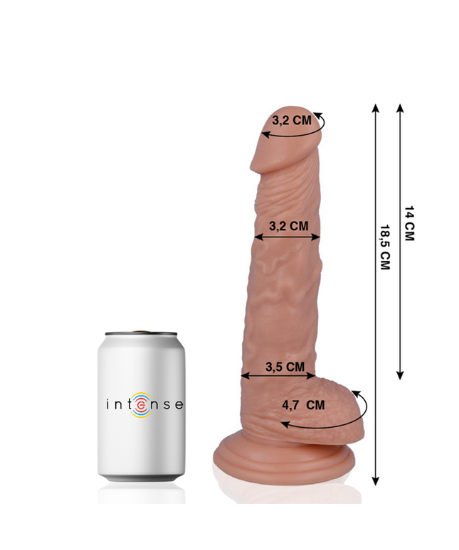 MR INTENSE - 13 PENE REALISTICO 18.5 CM -O- 3.2 CM
