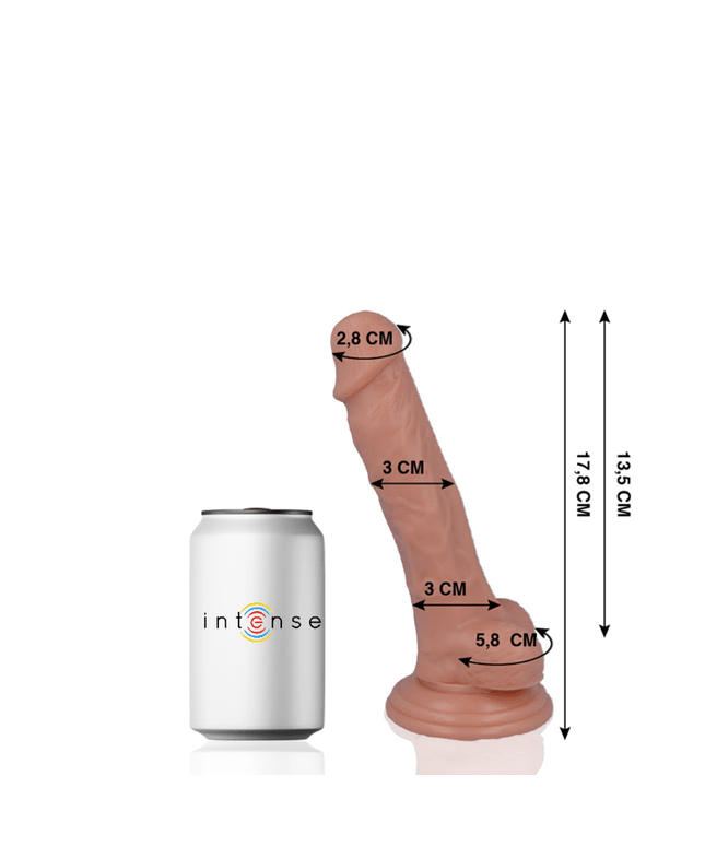 MR INTENSE - 9 PENE REALISTICO 17.8 CM -O- 3 CM - Only Vibes