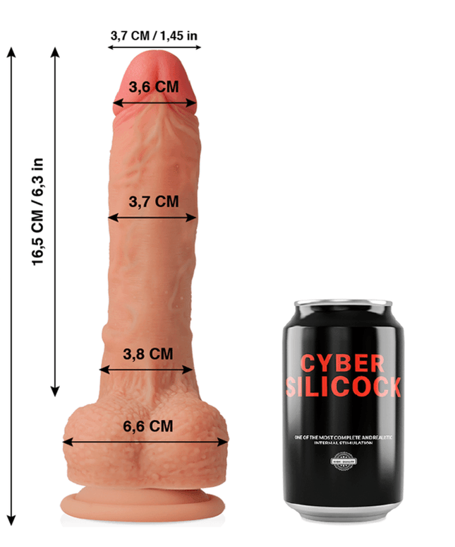 cyber silicock connor silicone liquido morbido ultra realistico 20 5 cm o 3 7 cm