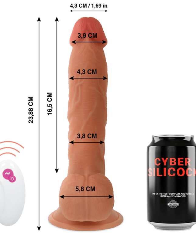cyber silicock telecomando realistic master ben 23 88 cm o 4 3 cm