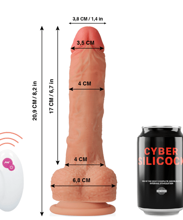 cyber silicock telecomando realistico master huck 20 9 cm o 4 cm