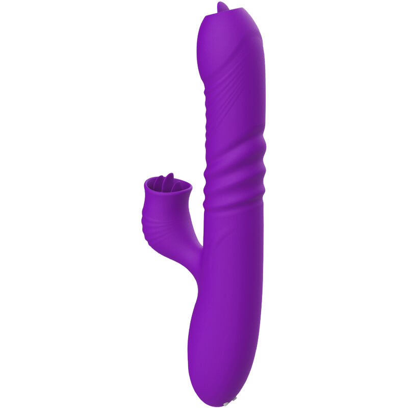 ARMONY - VIBRATORE FULLY G SPOT RABBIT CON EFFETTO CALORE STIMOLANTE LINGUA VIOLA