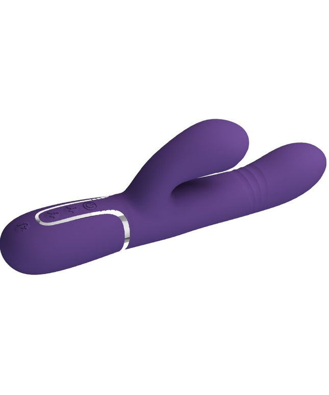 PRETTY LOVE - VIBRATORE MULTIFUNZIONE G-SPOT VIOLA