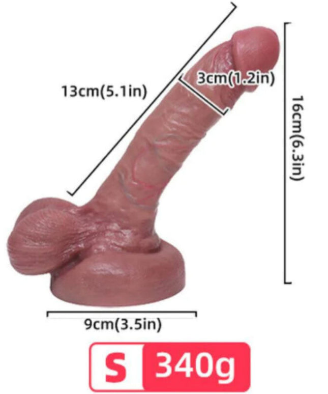 ARMONY - DILDO REALISTICO IN SILICONE LIQUIDO 13 CM