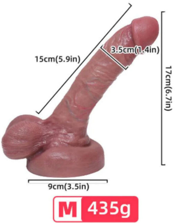 ARMONY - DILDO REALISTICO IN SILICONE LIQUIDO 15 CM