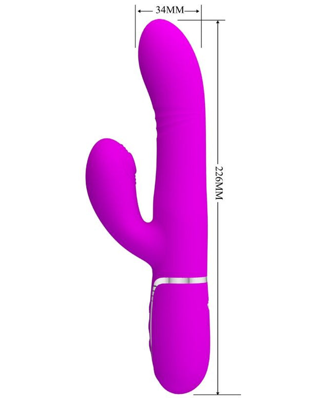 PRETTY LOVE - VIBRATORE MULTIFUNZIONE G-SPOT FUCSIA