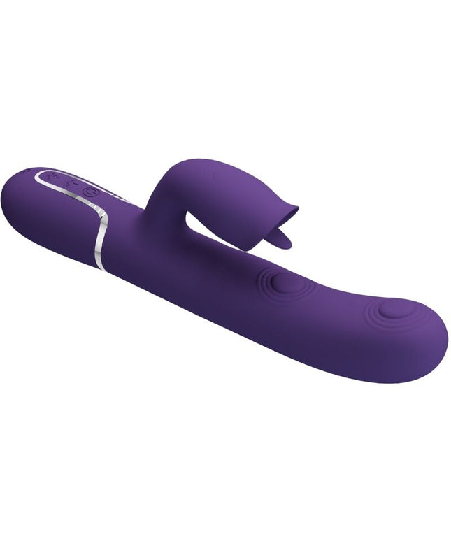 PRETTY LOVE - VIBRATORE CONIGLIO CON VIOLA DA LECCARE