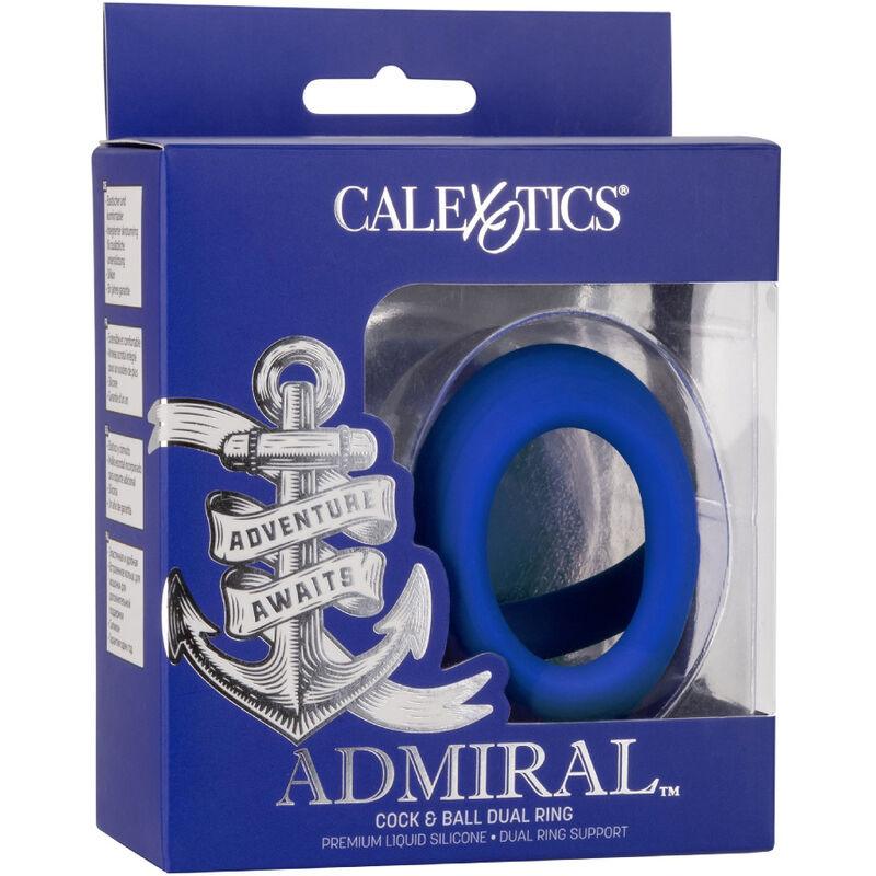 admiral anello sfera doppio blu