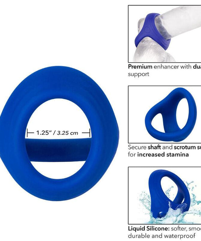 admiral anello sfera doppio blu