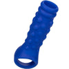 admiral copertura per pene con perline in silicone liquido blu