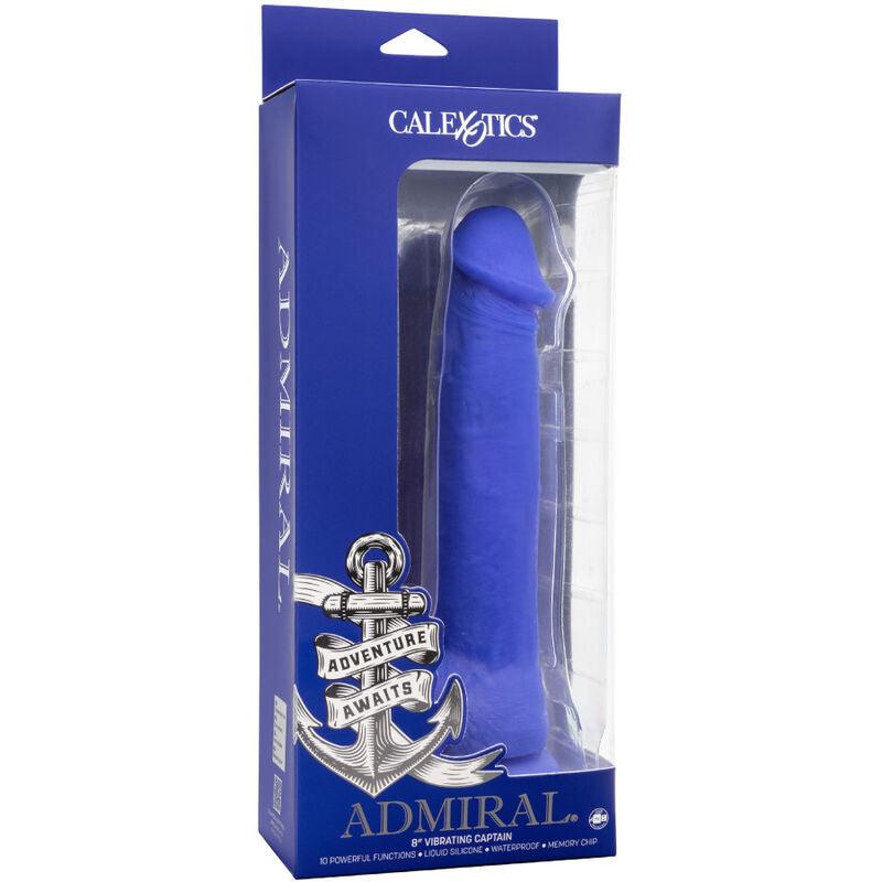 admiral vibratore dildo realistico del capitano blu