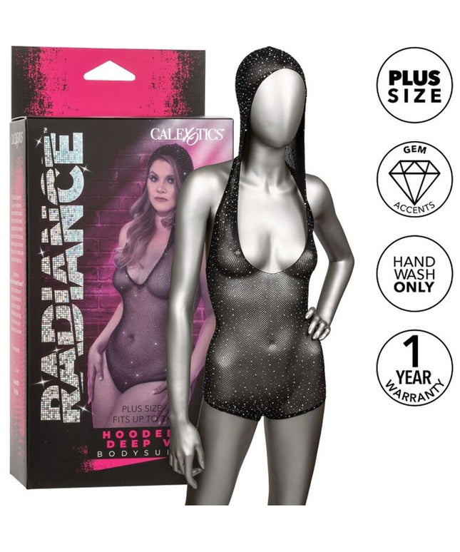 CALEXOTICS - RADIANCE BODY A V PROFONDO CON CAPPUCCIO TAGLIA PLUS