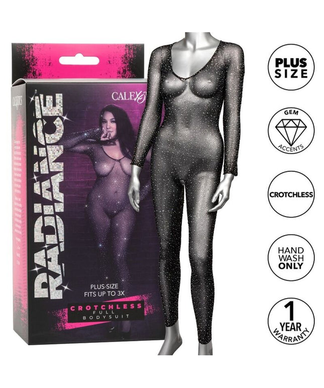 CALEXOTICS - RADIANCE BODY INTERO SENZA CAVALLETTO RHINE TAGLIA PLUS