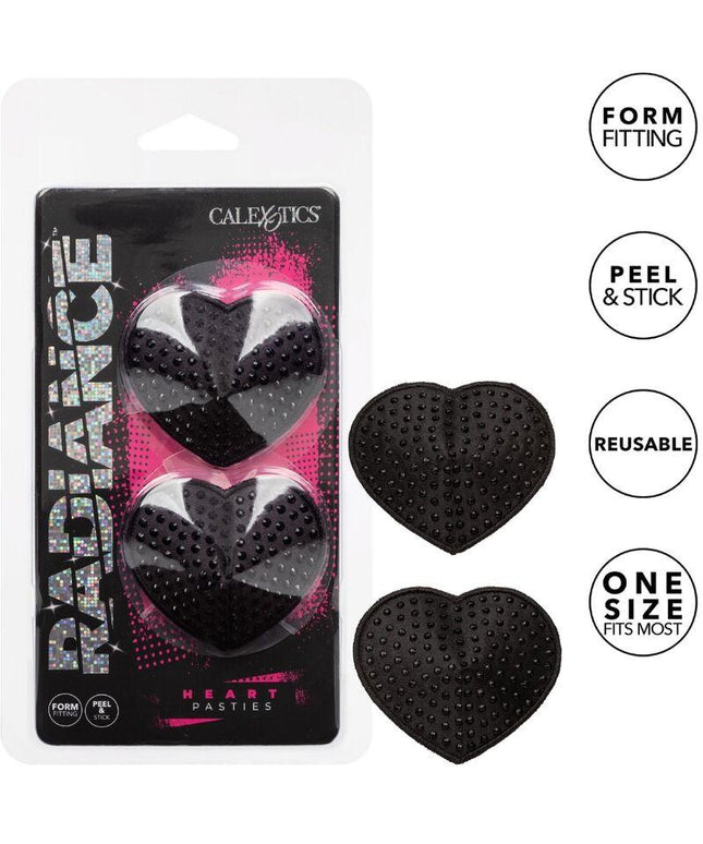 radiance proteggi capezzoli gioiello a forma di cuore