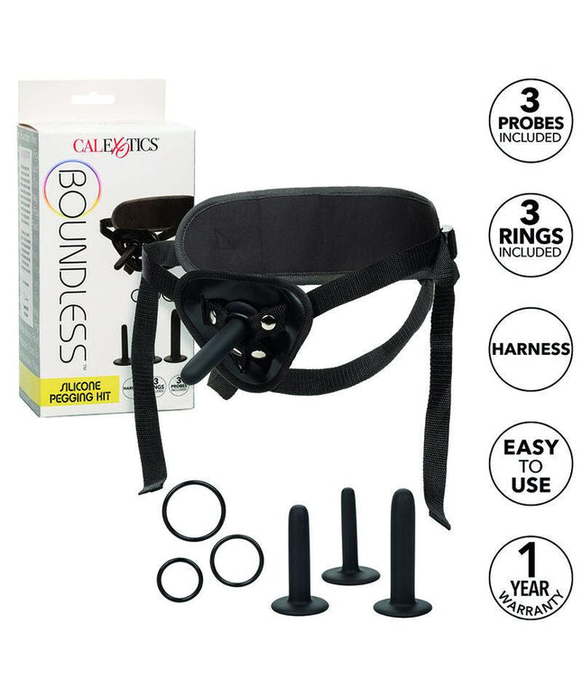 california exotics boundless kit di pegging in silicone