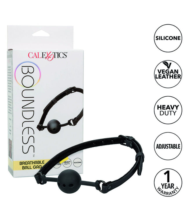 CALIFORNIA EXOTICS - BOUNDLESS BALL GAG TRASPIRANTE