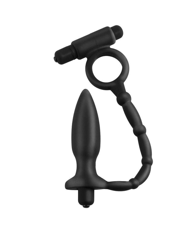 ANAL FANTASY - MINI STIMOLATORE ANALE CON ANELLO E BULLET VIBRANTE - Only Vibes