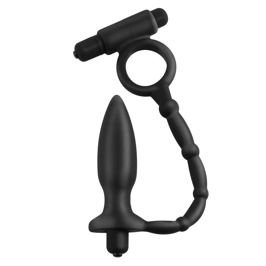 ANAL FANTASY - MINI STIMOLATORE ANALE CON ANELLO E BULLET VIBRANTE - Only Vibes