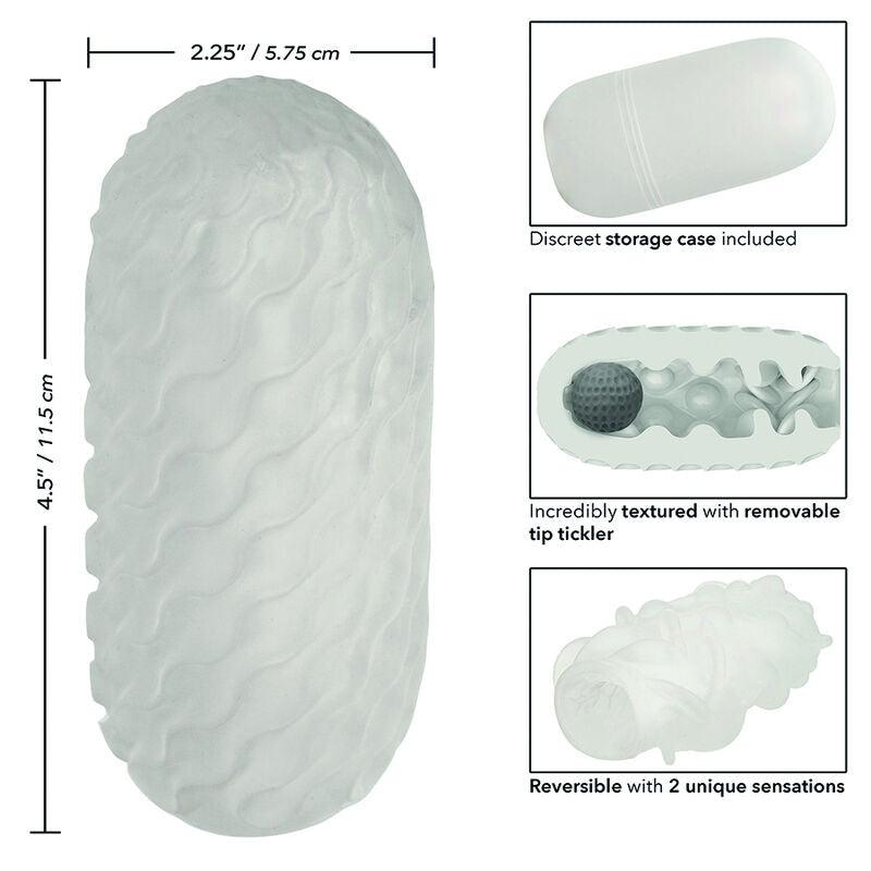 california exotics boundless sfera squishy reversibile gialla