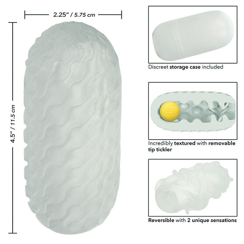 california exotics boundless sfera squishy reversibile grigia