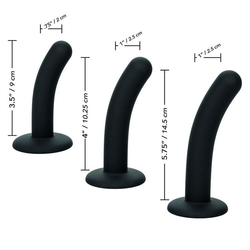 california exotics boundless kit di pegging per curve in silicone