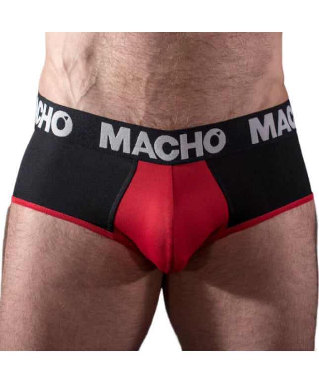 MACHO - MS26N SLIP NERO/ROSSO S