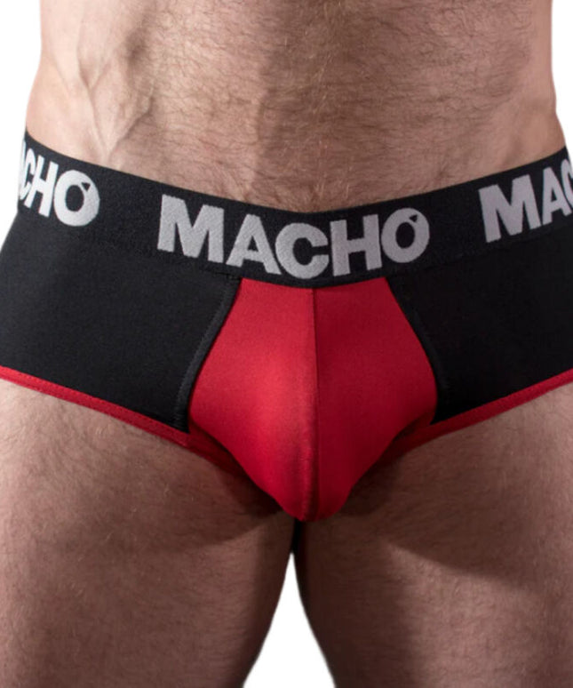MACHO - MS26N SLIP NERO/ROSSO S