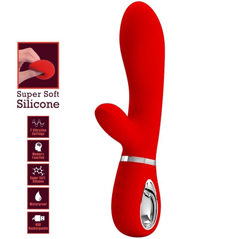 pretty love vibratore multifunzione g spot thomas rosso