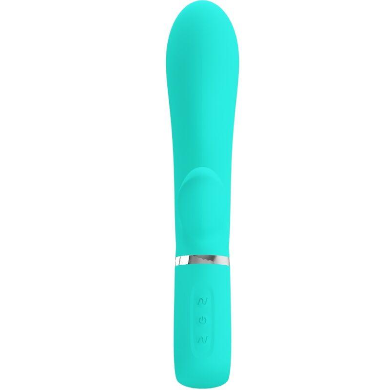 pretty love vibratore multifunzione g spot thomas verde acqua