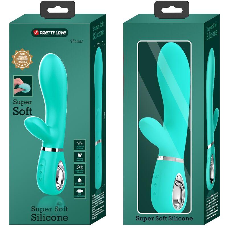 pretty love vibratore multifunzione g spot thomas verde acqua