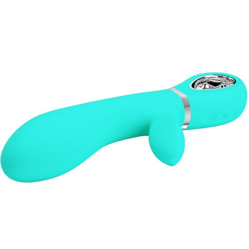 pretty love vibratore multifunzione g spot thomas verde acqua