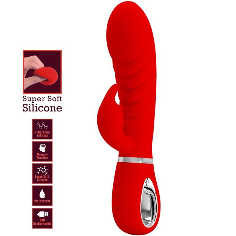 pretty love vibratore multifunzione g spot prescott rosso