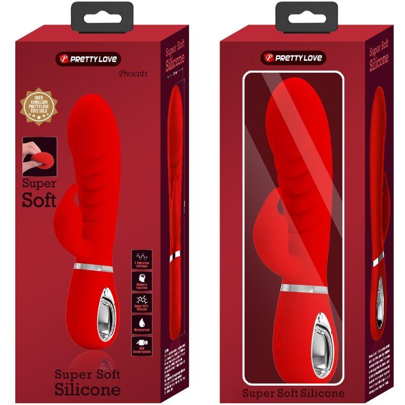 pretty love vibratore multifunzione g spot prescott rosso