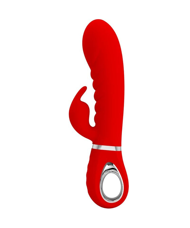PRETTY LOVE - VIBRATORE MULTIFUNZIONE G-SPOT PRESCOTT ROSSO