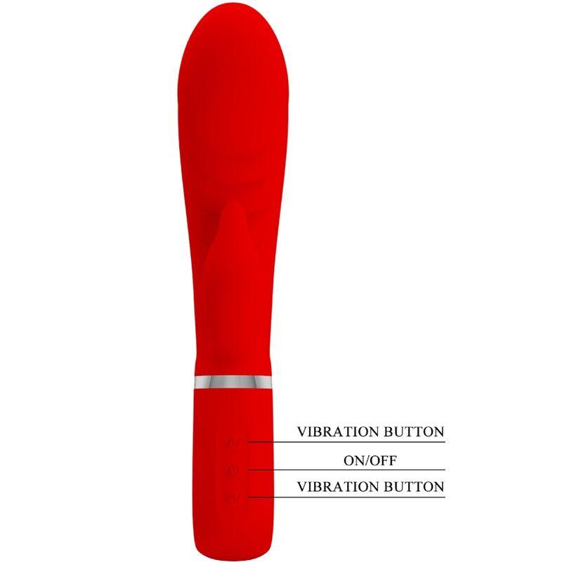 pretty love vibratore multifunzione g spot prescott rosso