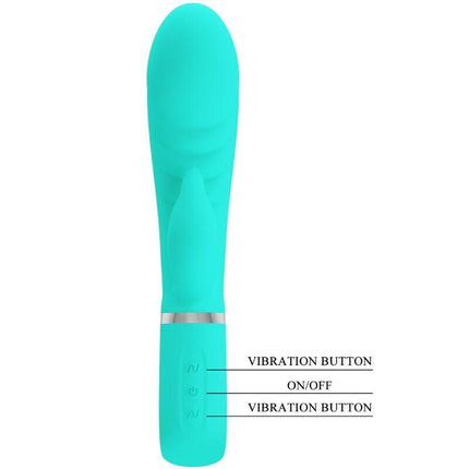 pretty love vibratore multifunzione g spot prescott verde acqua