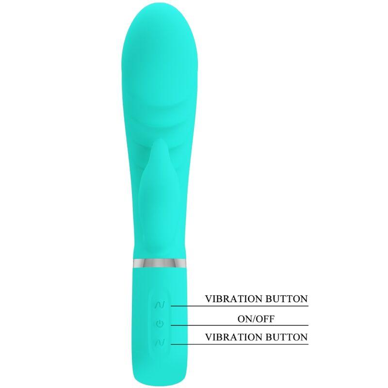 pretty love vibratore multifunzione g spot prescott verde acqua