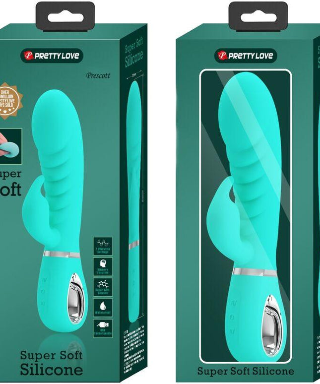 pretty love vibratore multifunzione g spot prescott verde acqua