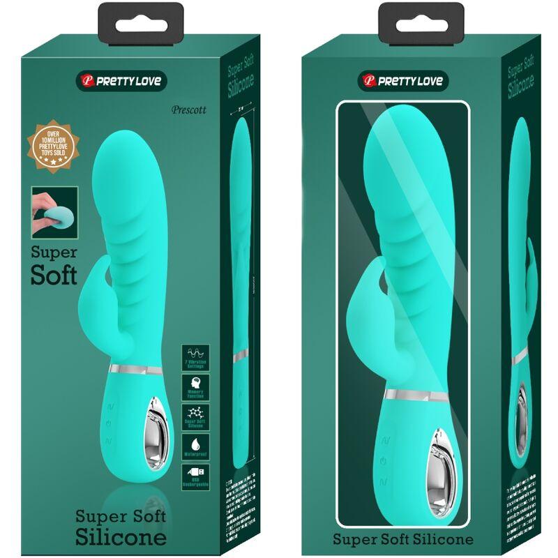 pretty love vibratore multifunzione g spot prescott verde acqua