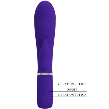 pretty love vibratore multifunzione g spot prescott viola