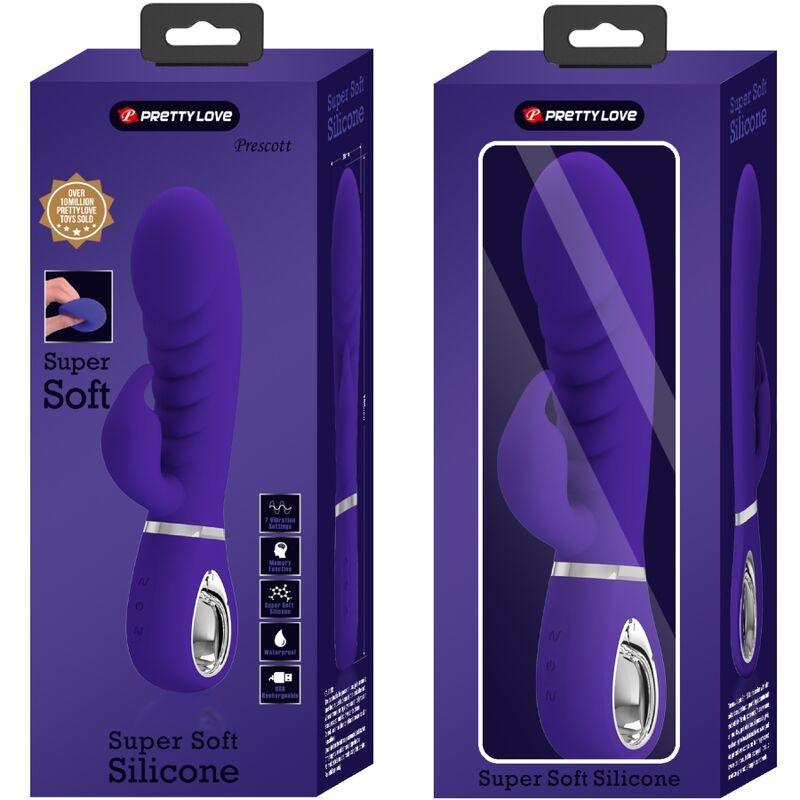 pretty love vibratore multifunzione g spot prescott viola