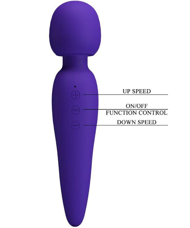 pretty love massaggiatore meredith 12 modalit di vibrazione viola