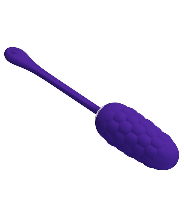 PRETTY LOVE - UOVO VIBRANTE CON TEXTURE MARINA RICARICABILE VIOLA