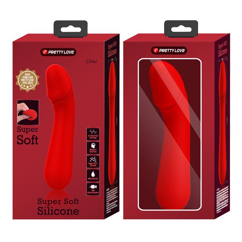 pretty love vibratore ricaricabile cetus rosso