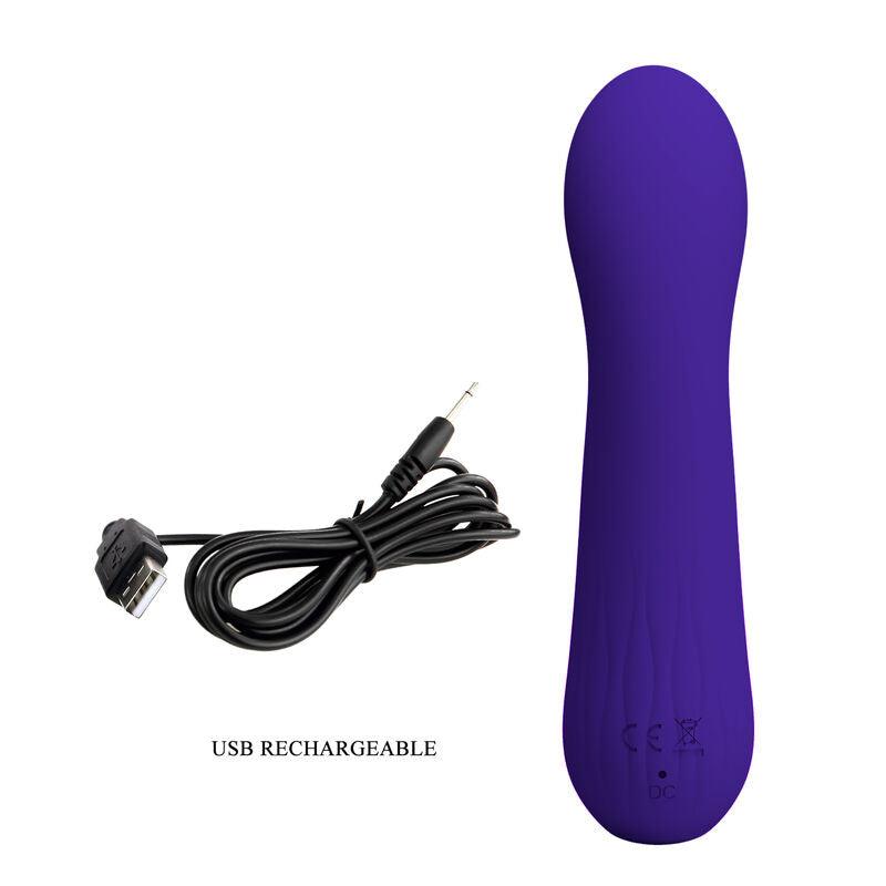 pretty love vibratore ricaricabile faun viola