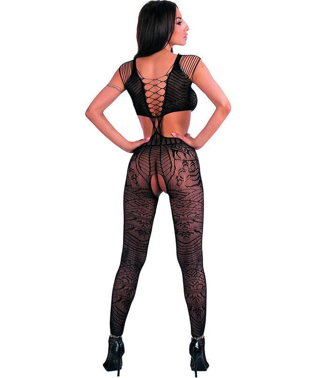 livco corsetti fashion bodystocking tubiana nero taglia unica